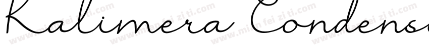 Kalimera Condensed字体转换